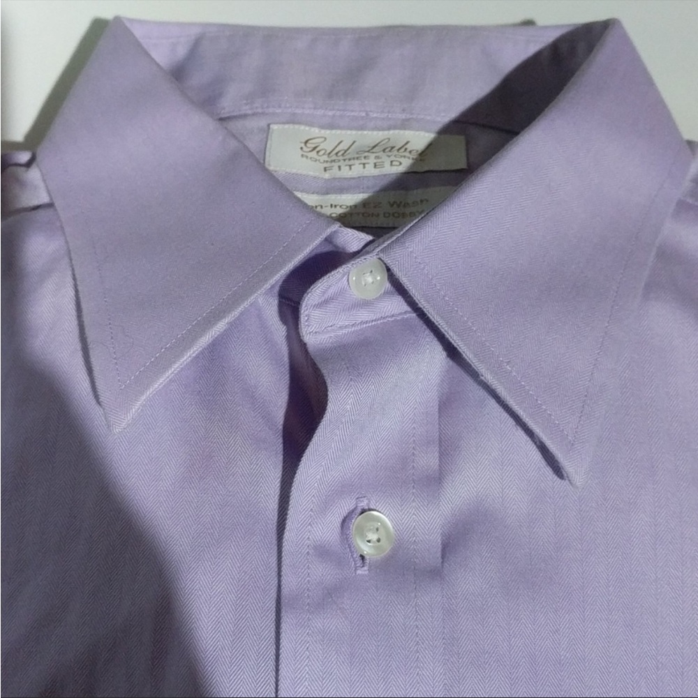 Roundtree & Yorke Purple Dress Shirt
